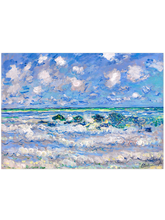Monet The Wave - Art Print